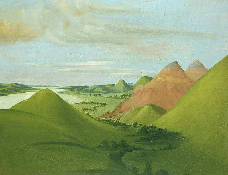 Rautakallio, 1200 mailin päässä Saint-Louisista - George Catlin