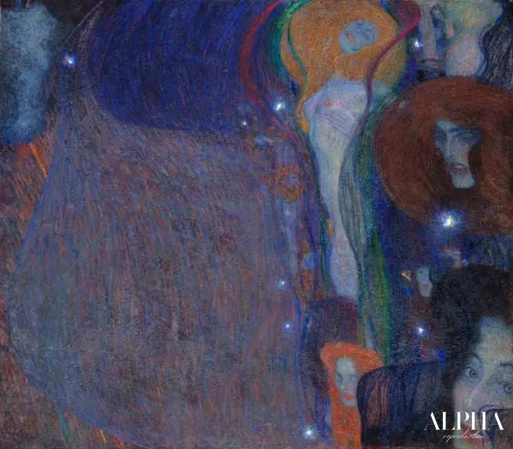 Irrlichter - Gustav Klimt - Reproductions de tableaux et peintures haut de gamme