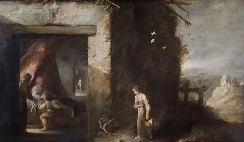 Isaac siunaamassa Jakobia - Bartolomé Esteban Murillo