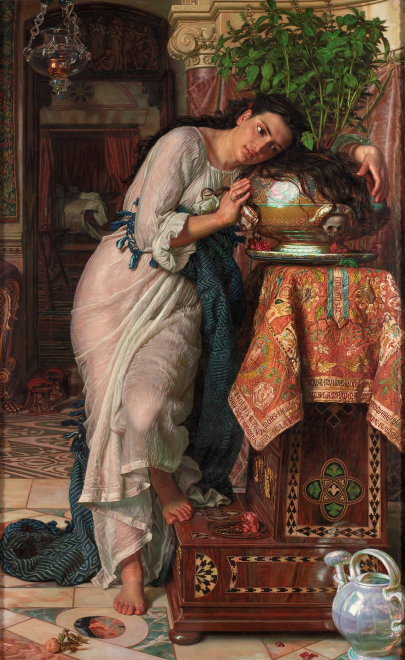 Isabelle ja basilikanpotta - William Holman Hunt