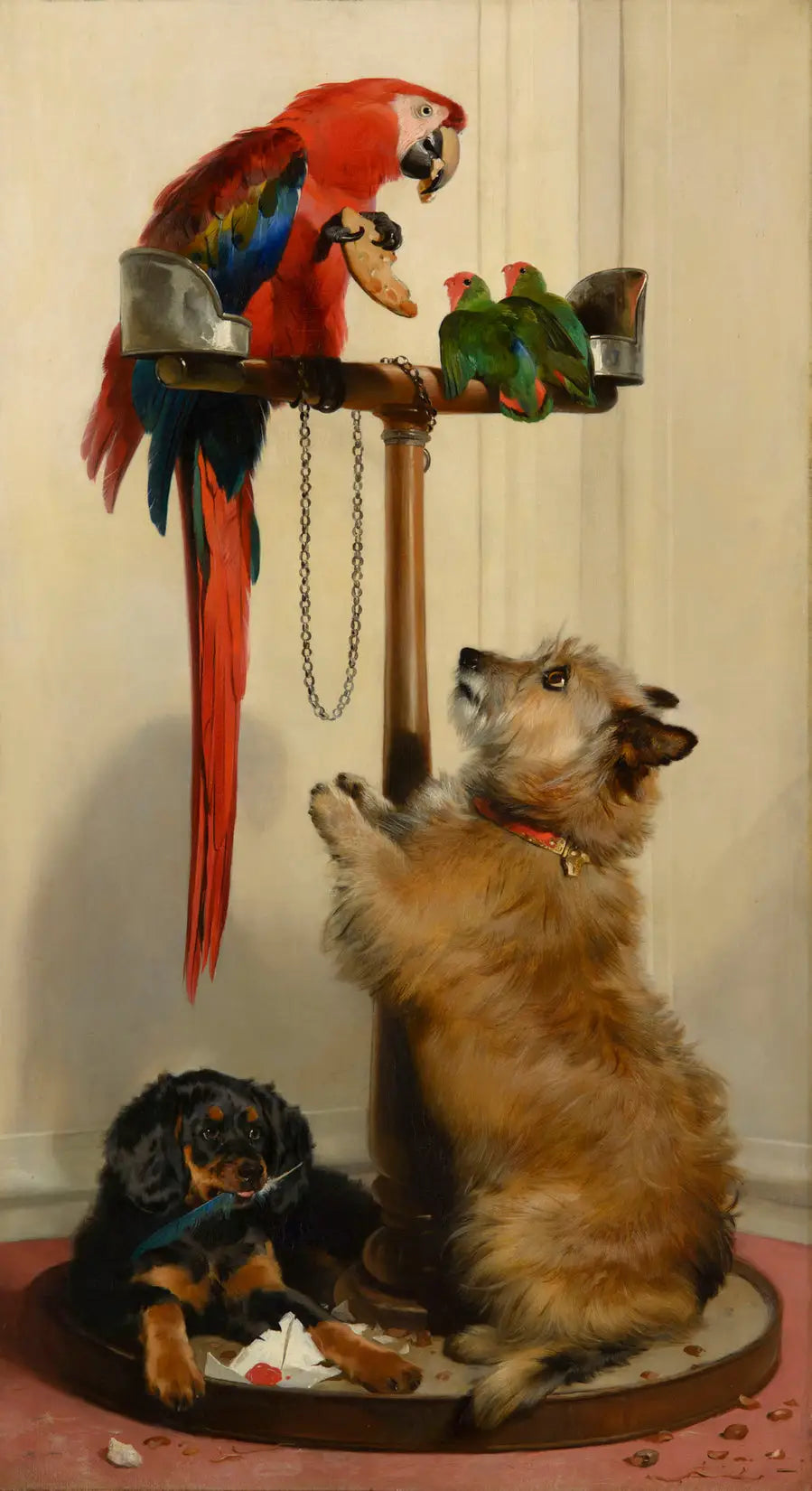 Islay, Tilco, yksi papukaija ja kaksi erottamatonta - Edwin Henry Landseer