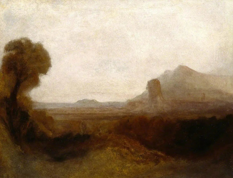 Italialainen maisema tornilla - J. M. W. Turner