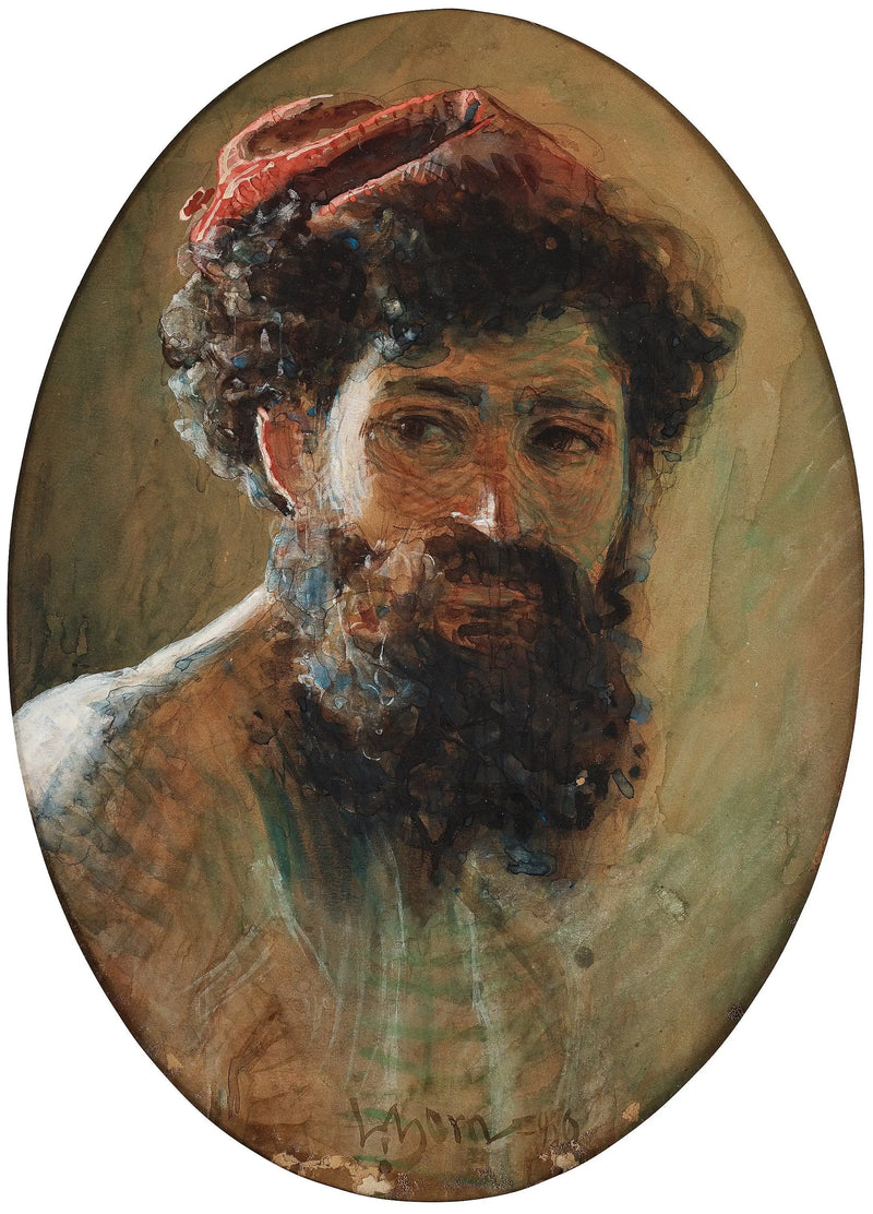 Italiaaninen punaisella hatulla - Anders Zorn