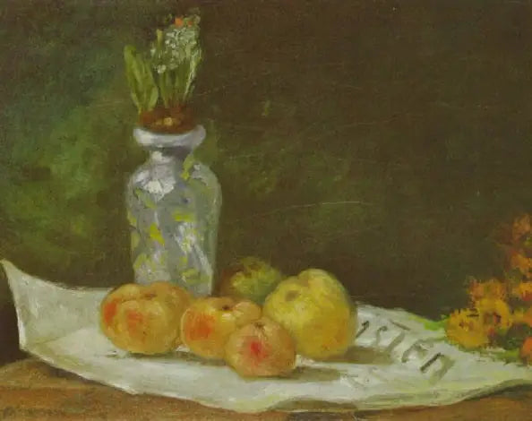 Jatsintti ja omenat sanomalehdellä - Paul Gauguin