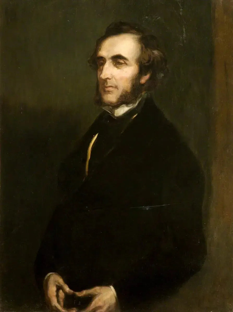 Jacob Bell (1810–1859), fondateur de la Pharmaceutical Society, président (1856–1859) - Edwin Henry Landseer image 1 copie peinte à la main à l’huile