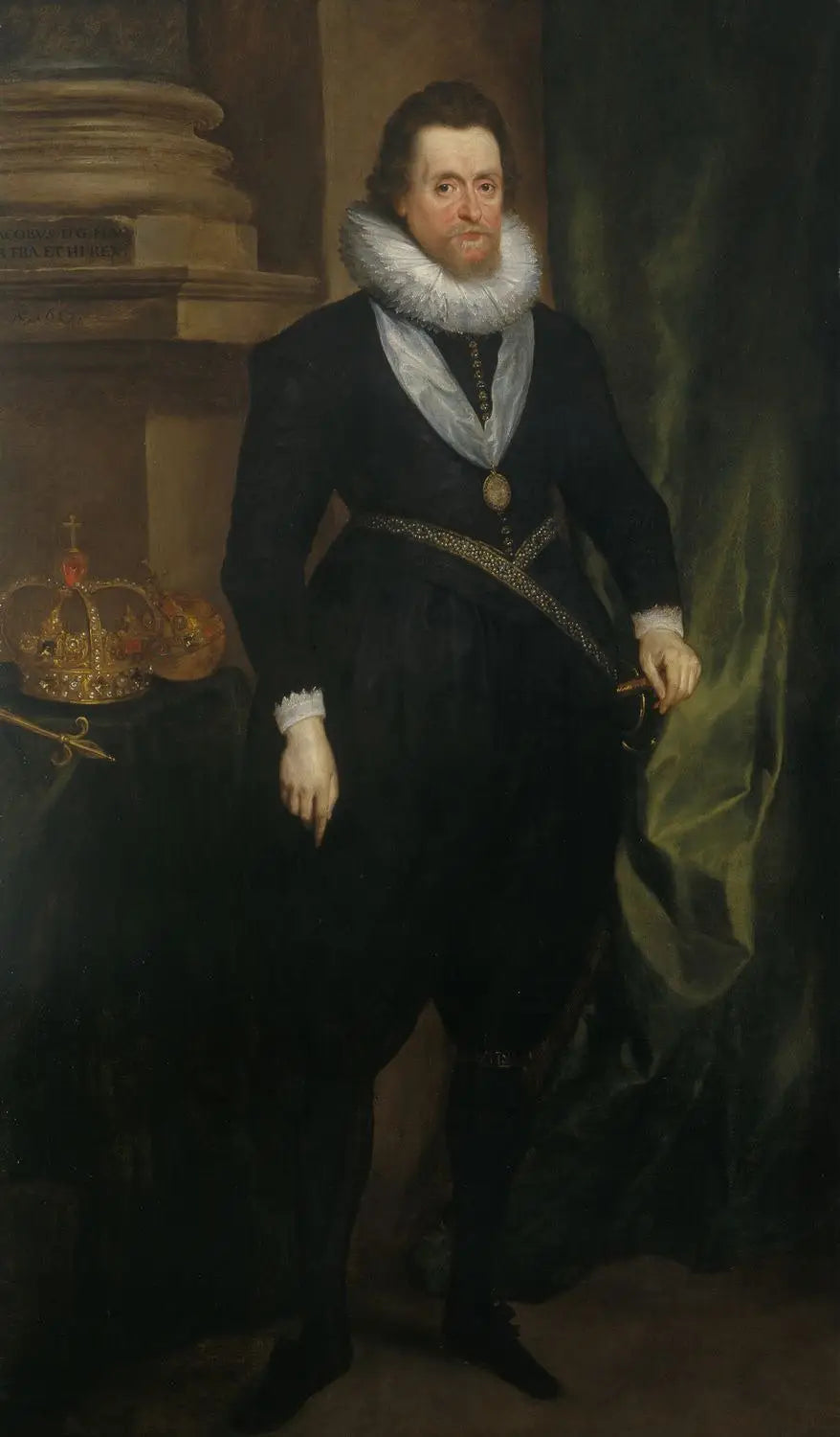 Jacques Ier ja VI (1566-1625) - Antoine van Dyck