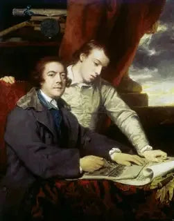 James Paine, arkkitehti ja hänen poikansa, James - Joshua Reynolds
