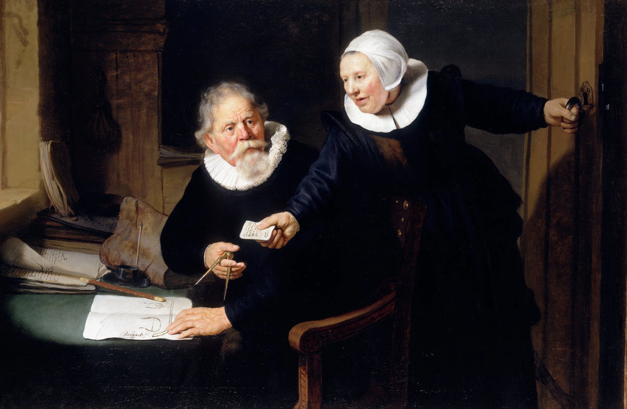 Jan Rijcksenin ja hänen vaimonsa Griet Jansin muotokuva - Rembrandt
