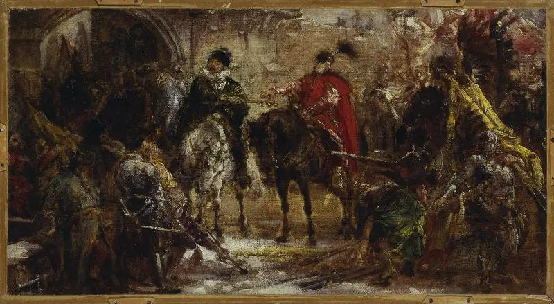 Jan Zamoyski Byczyna, luonnos - Jan Matejko