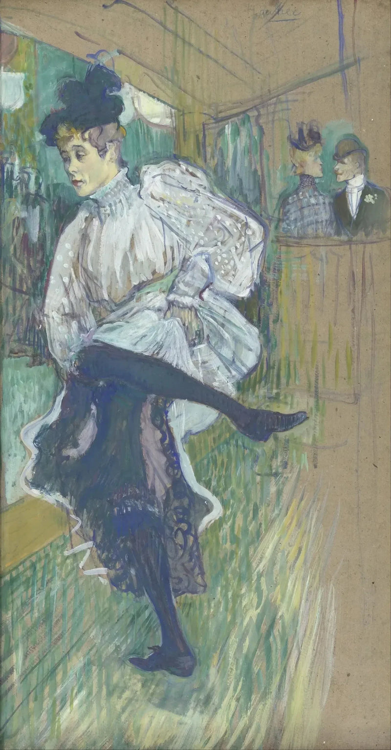 Jane Avril tanssimassa - Henri de Toulouse-Lautrec