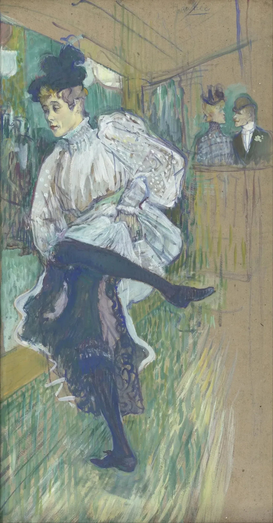 Jane Avril tanssimassa - Henri de Toulouse-Lautrec