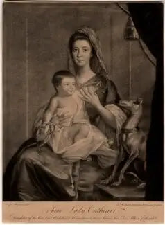 Jane Hamilton, 9. Lord Cathcartin vaimo, ja hänen tyttärensä Jane, tuleva Athollin herttuatar - Joshua Reynolds