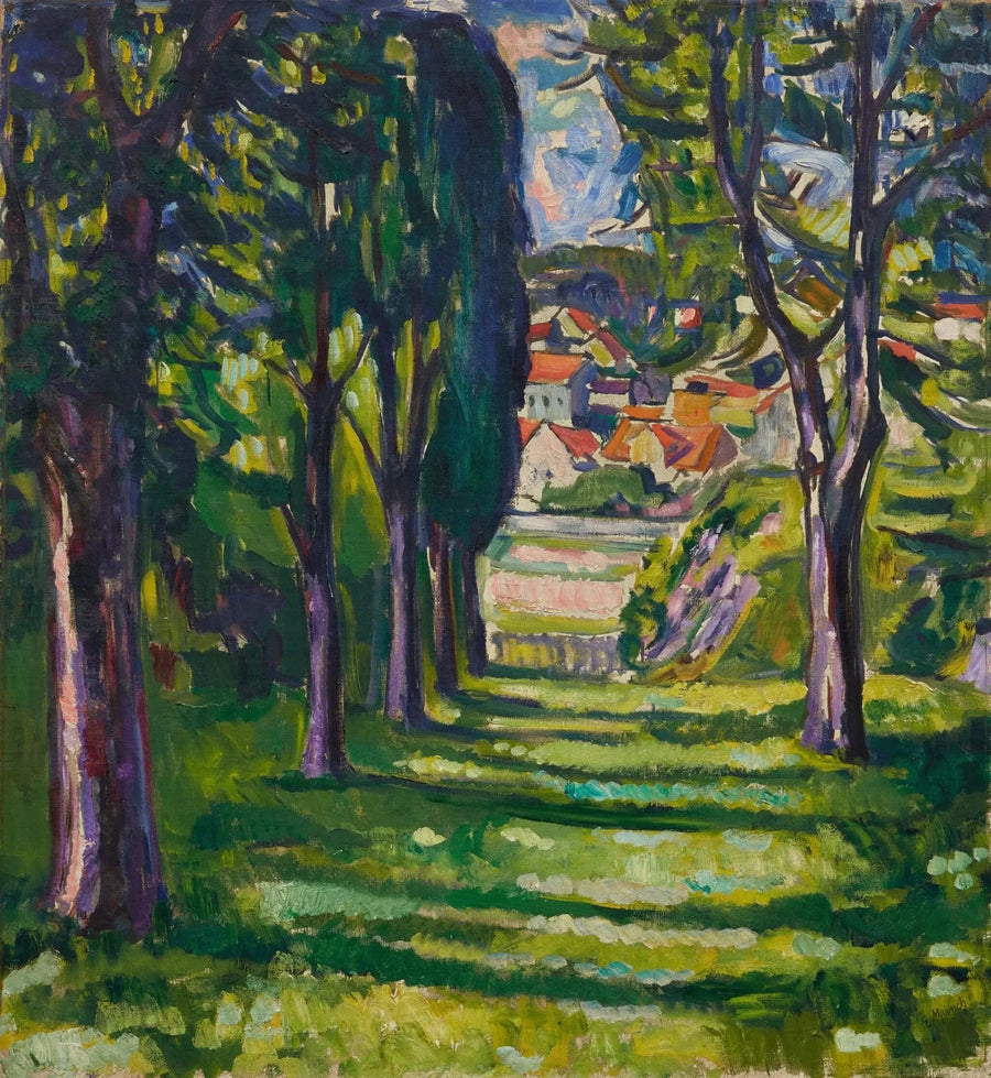 puutarha Kragerøssa - Edvard Munch