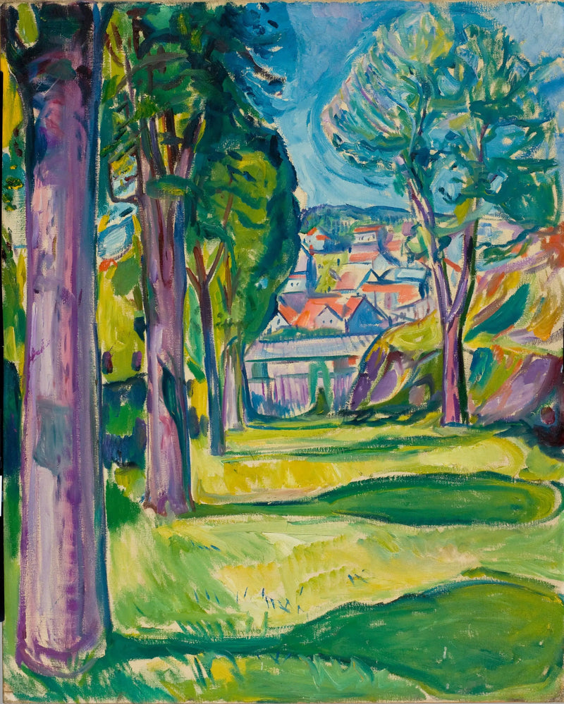 puutarha Kragerøssa - Edvard Munch