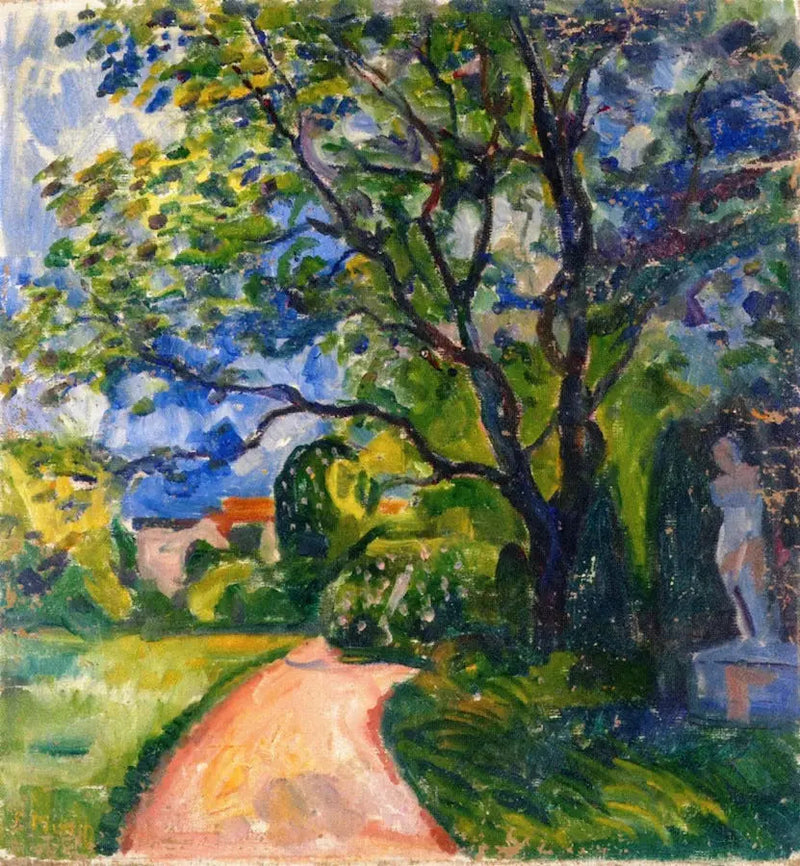 puutarha Lübeckissä - Edvard Munch