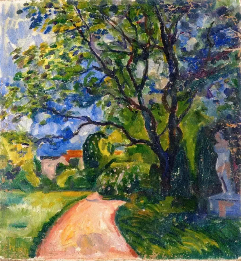 puutarha Lübeckissä - Edvard Munch