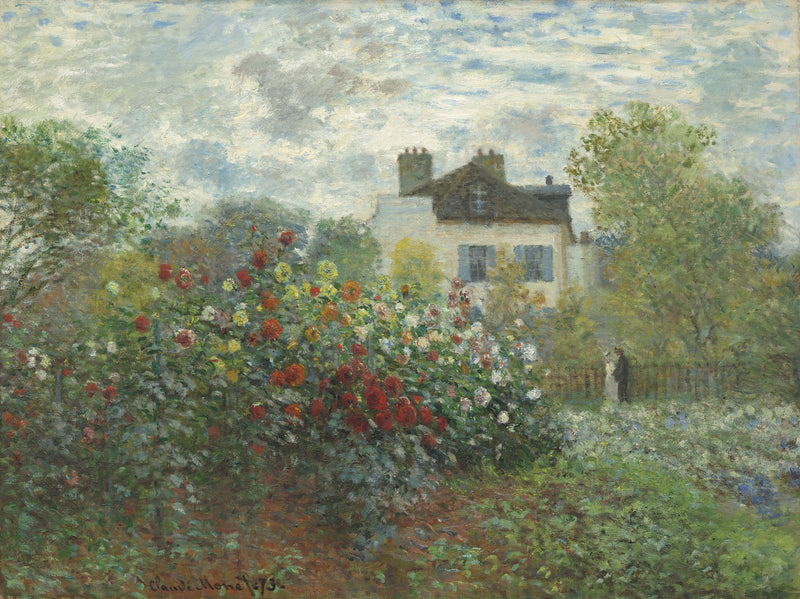 Taiteilijapuutarha Argenteuil W286:ssa - Claude Monet