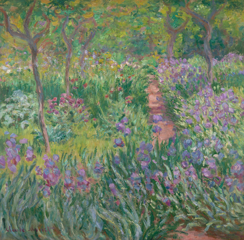 Taiteilijapuutarha Givernyssä, Yale W1622 - Claude Monet