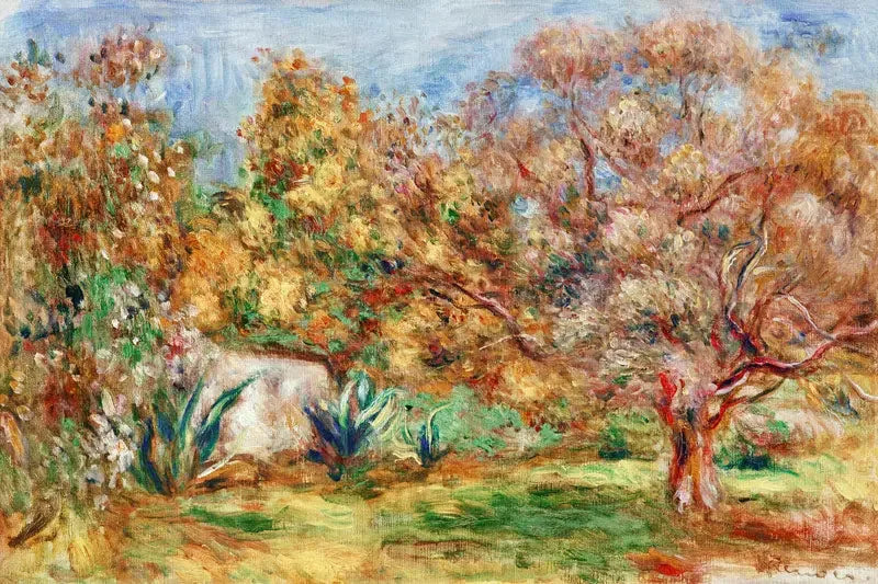 Oliivitarha - Pierre-Auguste Renoir