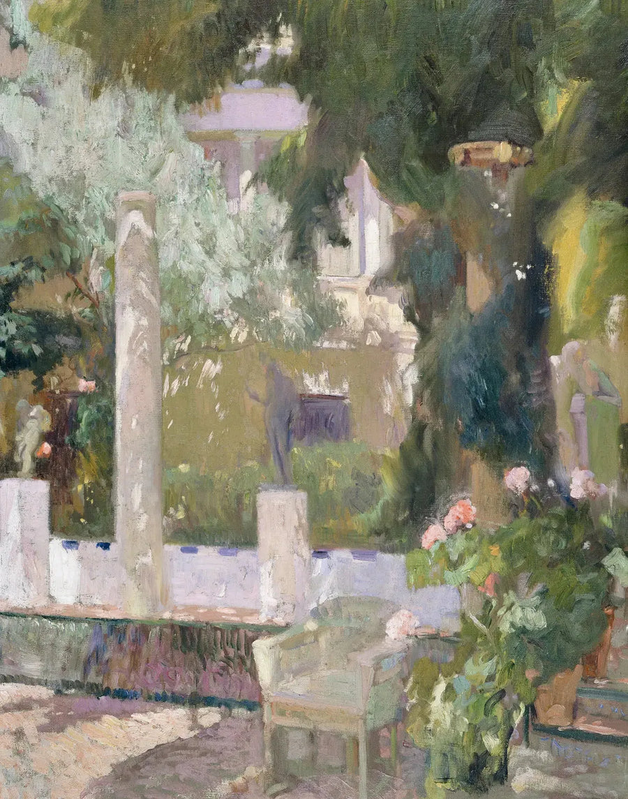 Sorollan talon puutarha (1920) - Joaquín Sorolla