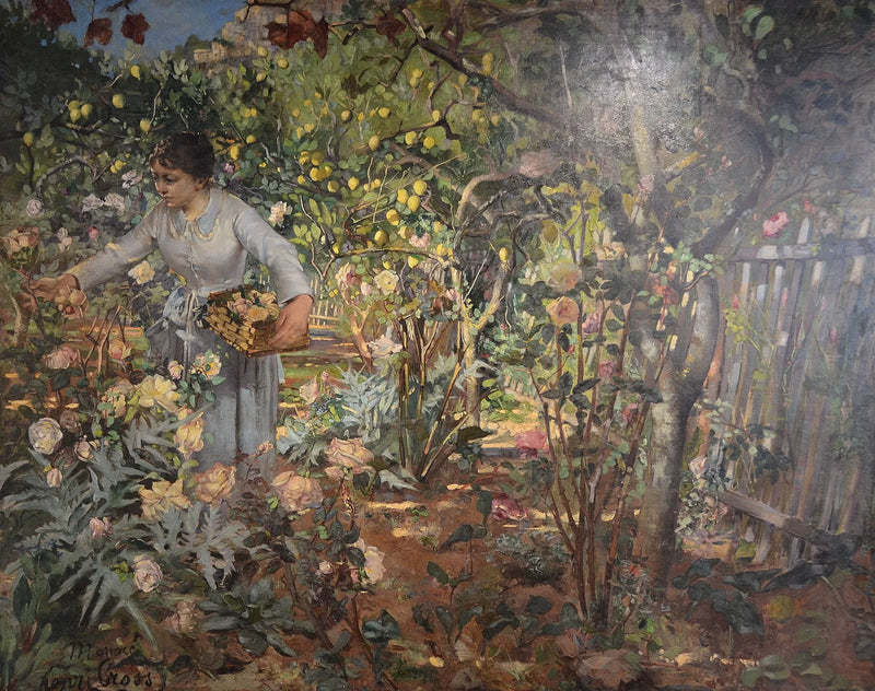 Ruusutarha Monacossa - Henri-Edmond Cross