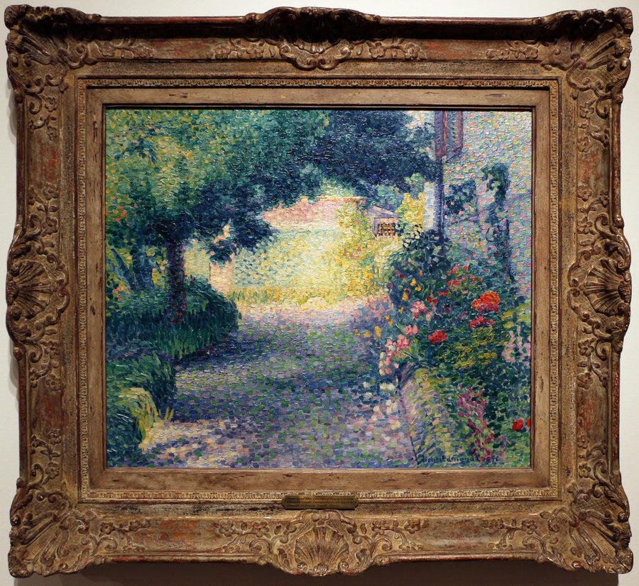 Saint-Tropez'n puutarha - Henri-Edmond Cross