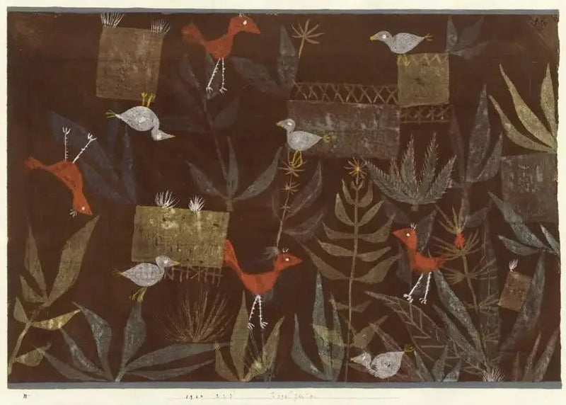 Lintujen puutarha - Paul Klee