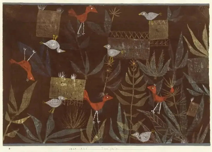 Lintujen puutarha - Paul Klee