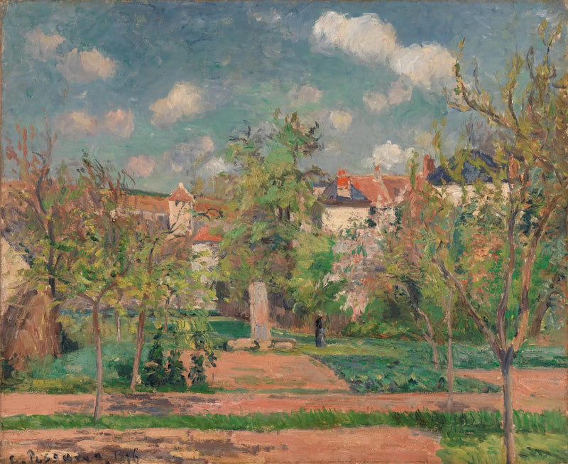 Aurinkoinen Puutarha (Suuri Aurinkoinen Puutarha, Pontoise) - Camille Pissarro