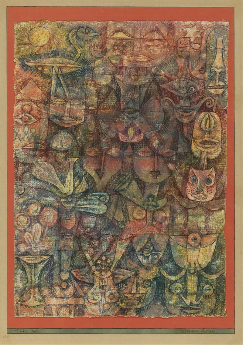 Outo puutarha - Paul Klee