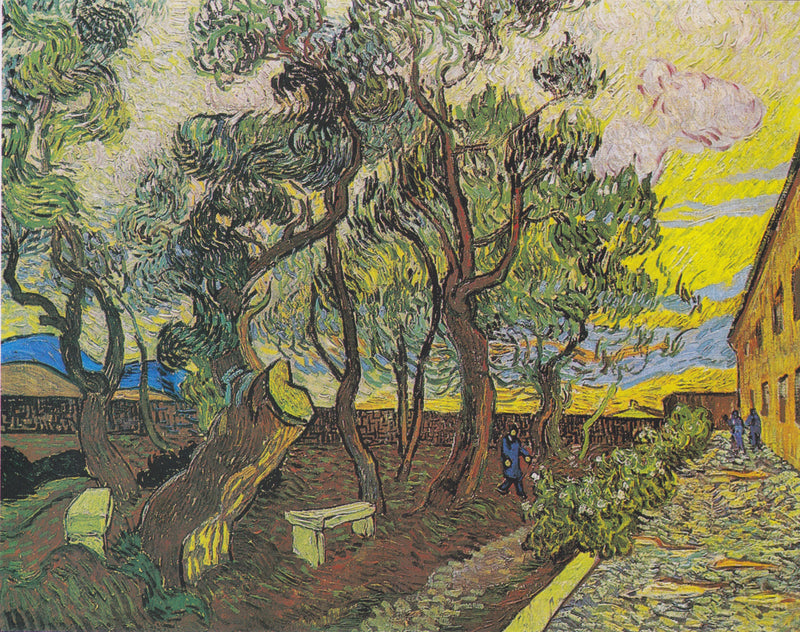 Saint-Paulin sairaalan puutarha Saint-Rémy - Vincent van Gogh