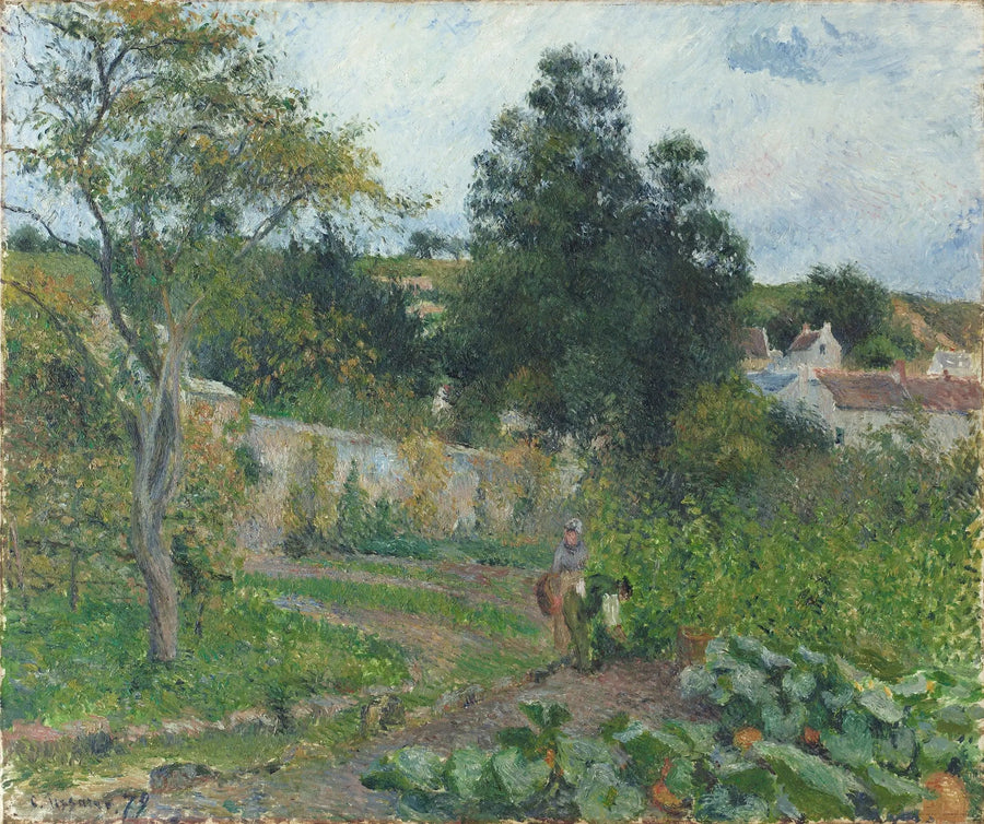 Puutarha Ermitagessa, Pontoise - Camille Pissarro