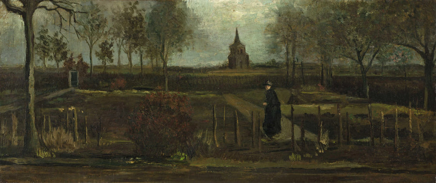 Nuenenin pappilan puutarha keväällä - Vincent van Gogh