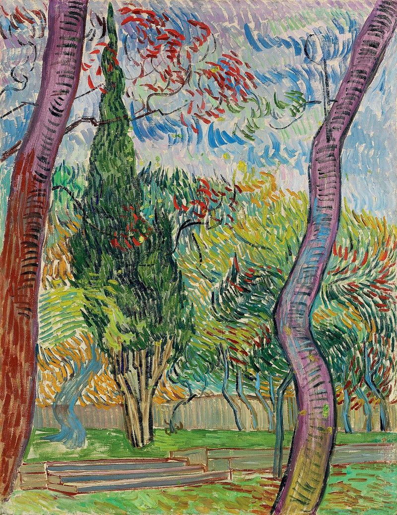 Saint-Paulin sairaalan puisto - Vincent van Gogh
