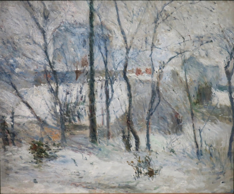 Puutarha lumessa II - Paul Gauguin
