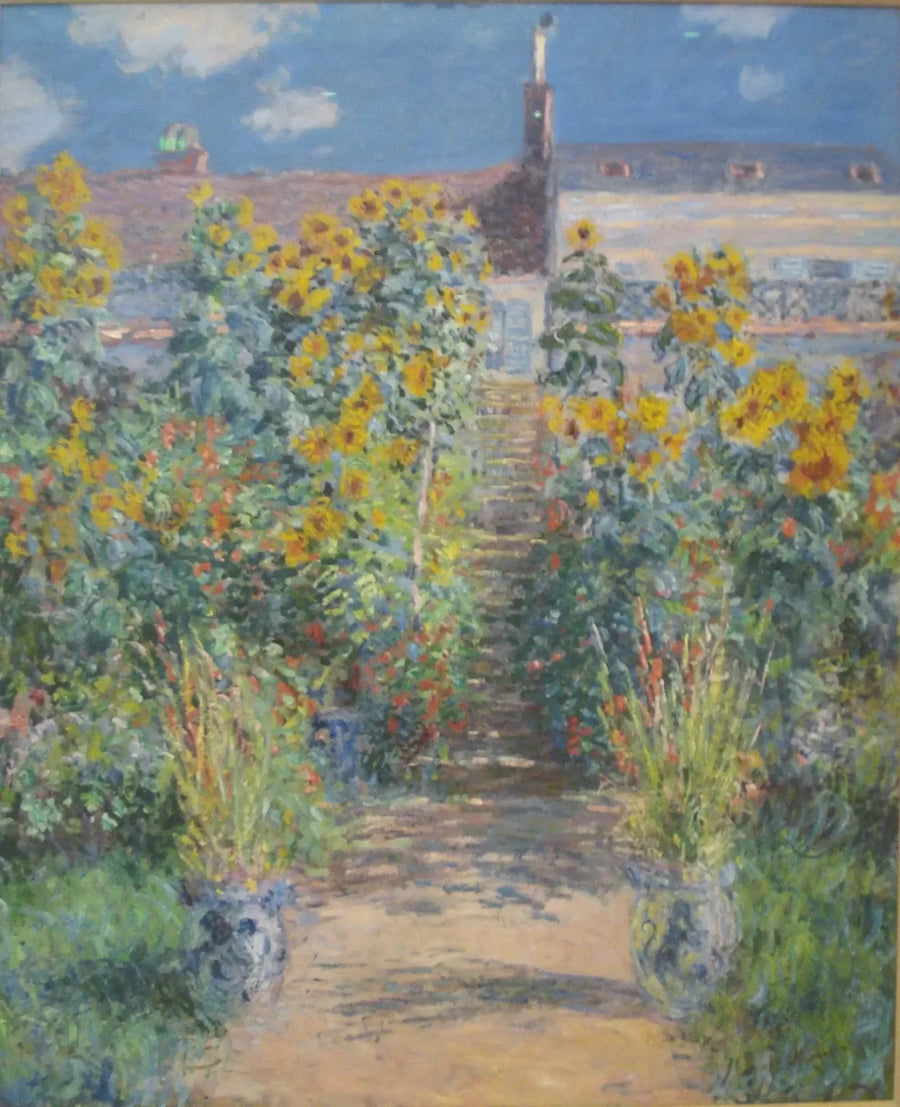 Puutarha Vétheuil W683 - Claude Monet