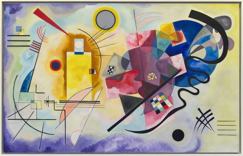 Keltainen-punainen-sininen - Vassily Kandinsky