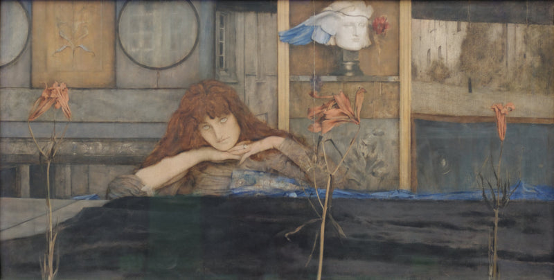 Suljen oveni itseeni - Fernand Khnopff