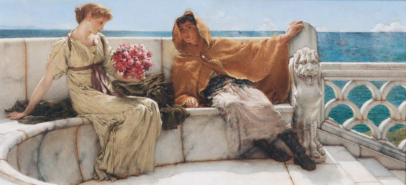 Rakastan sinua, rakastan itseäni - Lawrence Alma-Tadema