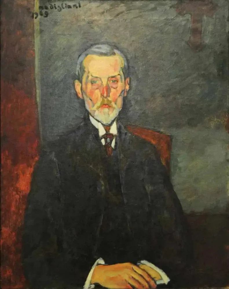 Jean-Baptiste Alexandre ristiinnaulitsemisen äärellä - Amedeo Modigliani