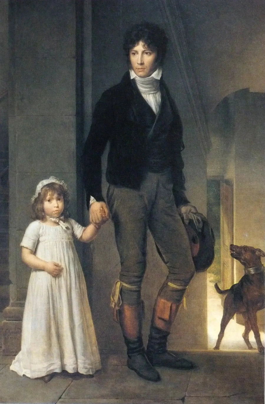 Jean-Baptiste Isabey ja hänen tyttärensä, lapsi - François Gérard