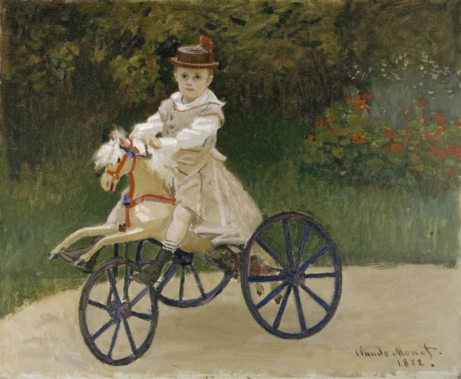 Jean Monet (1867-1913) harrastuksensa hevosen selässä - Claude Monet