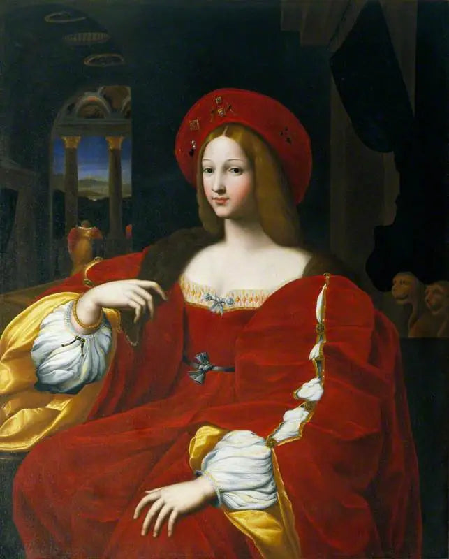 Jeanne d'Aragon (1478-1518) - Raphaël Sanzio image 1 reproduction artisanale de tableau