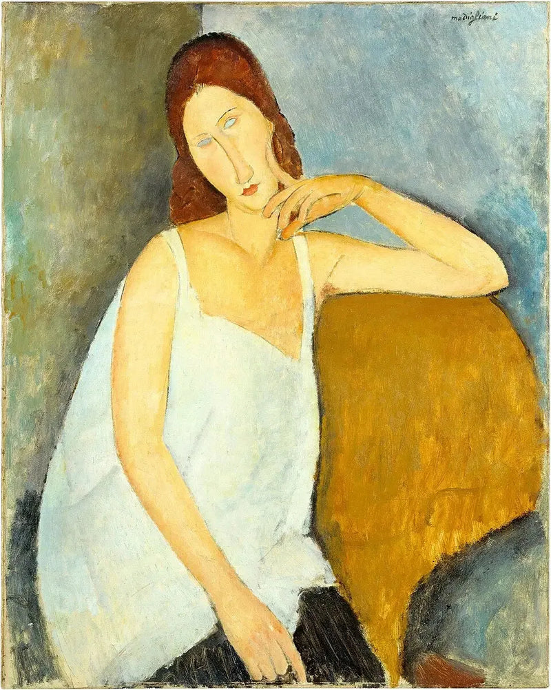 Jeanne Hébuterne paljailla hartioilla - Amedeo Modigliani