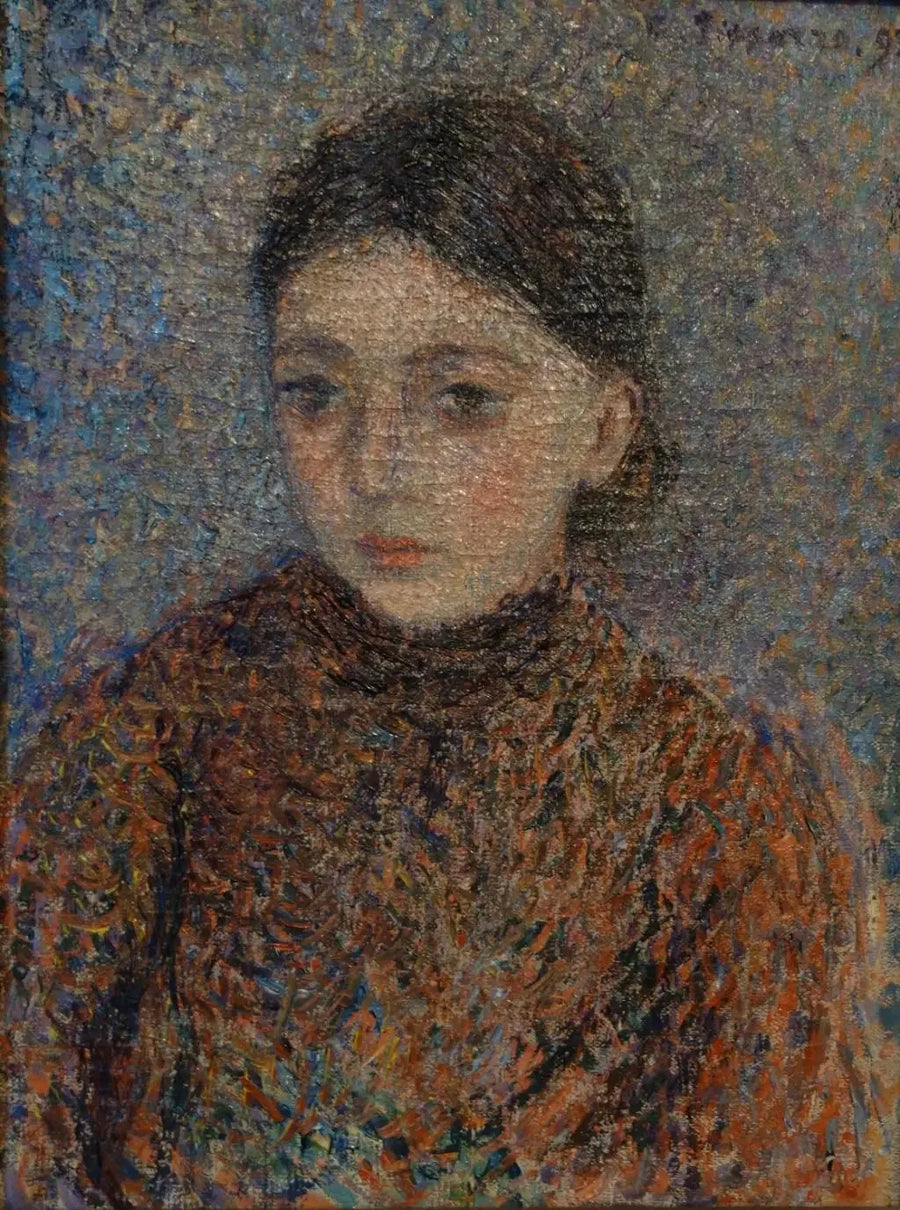 Jeanne Pissarro, nimeltään Cocotte, rintakuva - Camille Pissarro