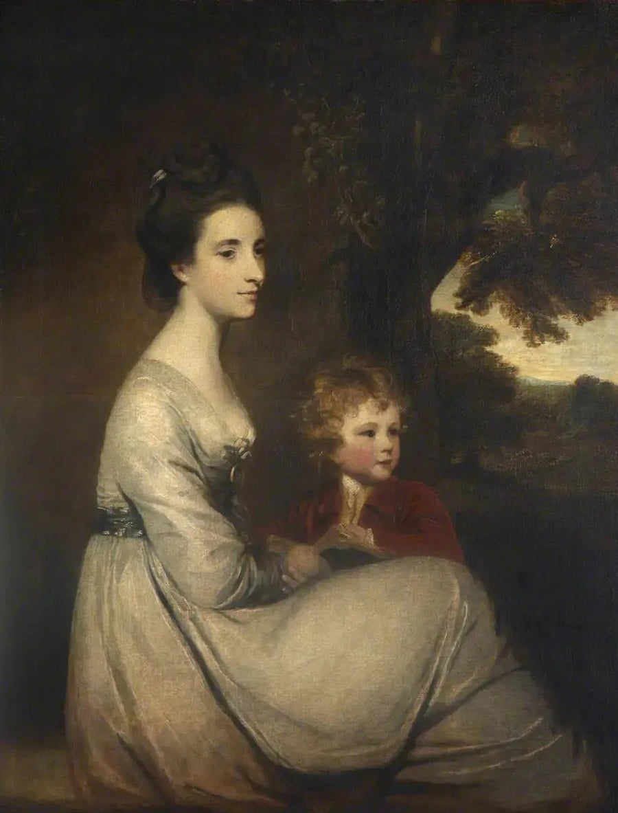 Jemima, markiisi Cornwallis ja hänen poikansa (myöhemmin herra Brome) - Joshua Reynolds