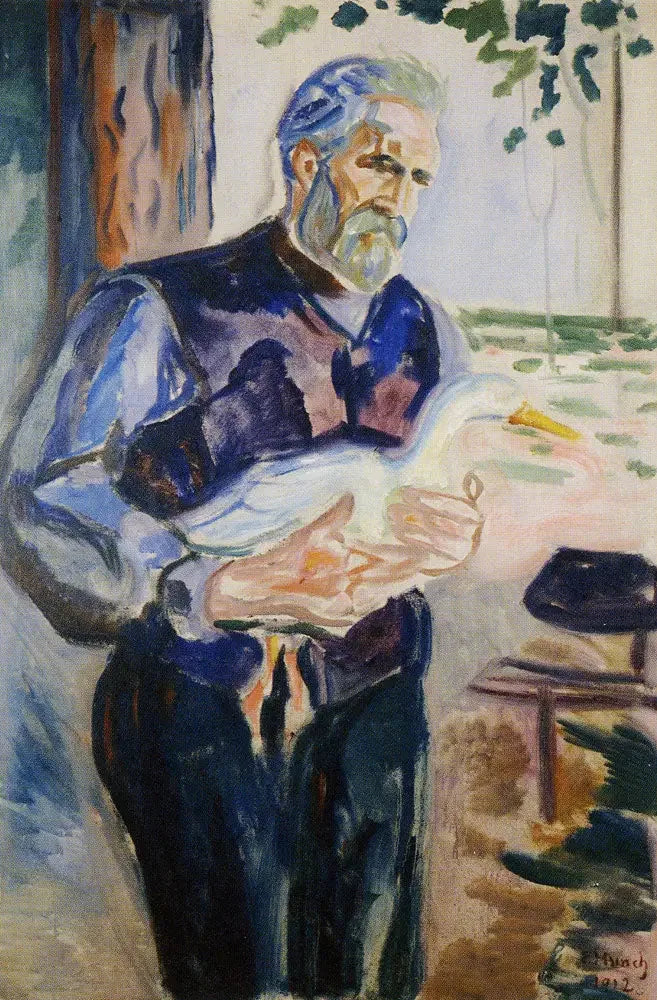 Jensen kanin kanssa - Edvard Munch
