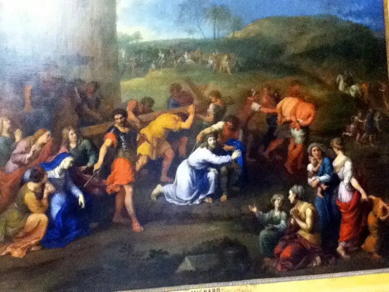 Jeesus Calvaariin matkalla - Pierre Mignard