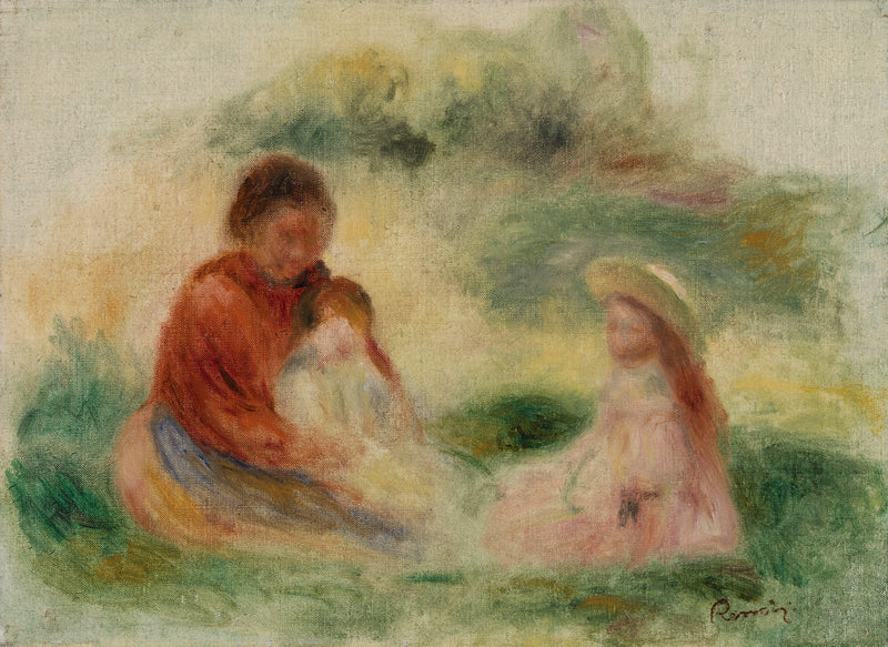 Nuori perhe (Nuori perhe) - Pierre-Auguste Renoir