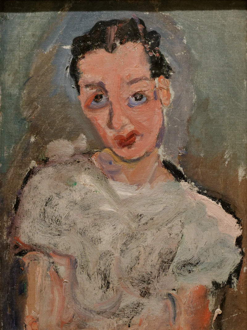Nuori nainen valkoisessa puserossa - Chaim Soutine